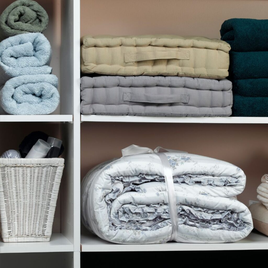 linen closet storage
